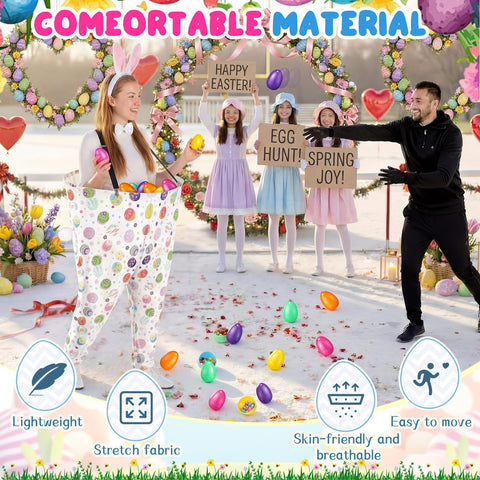 Vinsot Granny Pants pink decor pieces enhance yard game visuals.
