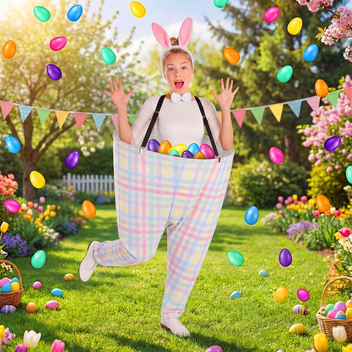 Vinsot Granny Pants yard game—giant pants for adults outdoors