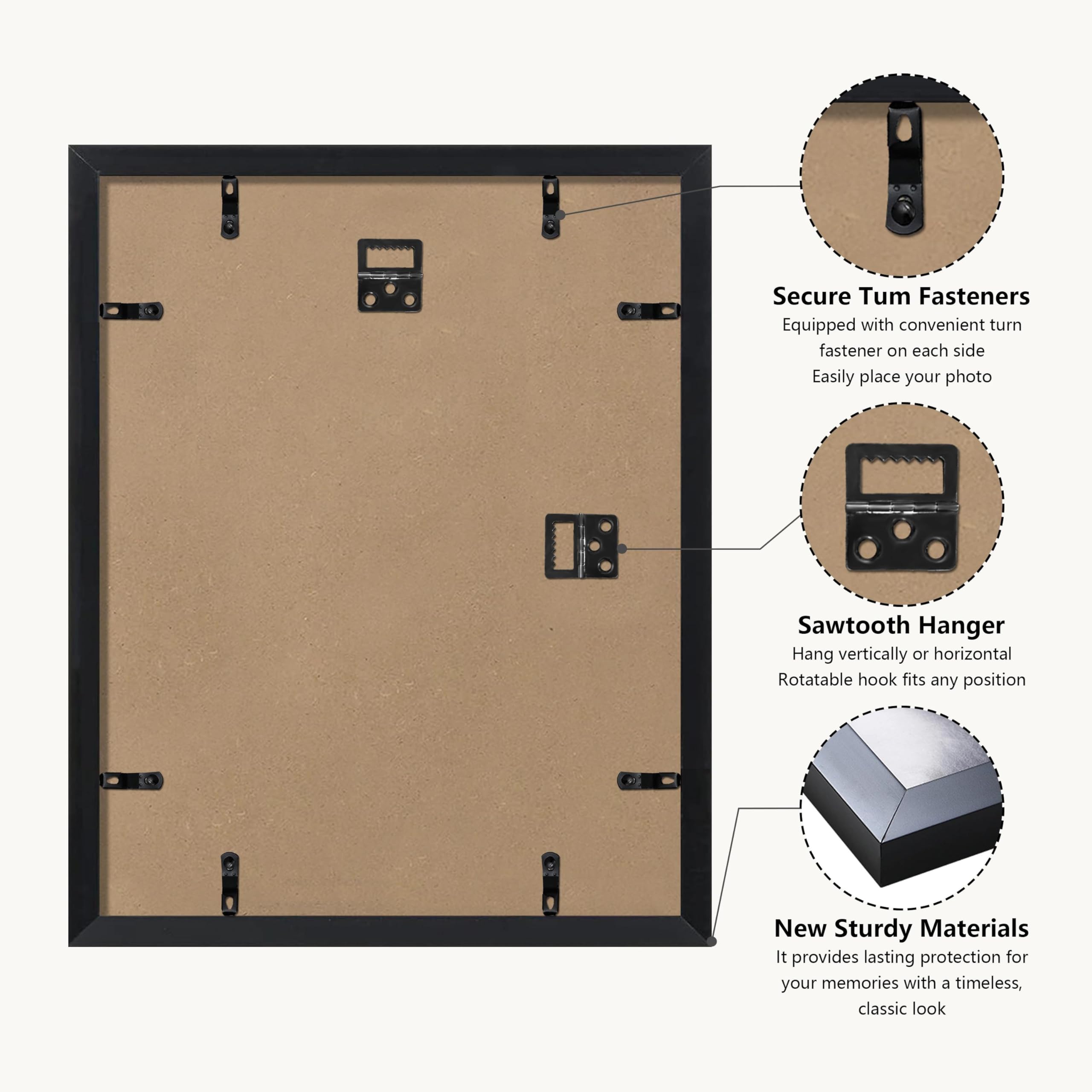 VIOLABBEY 11x14 frame wall display idea for versatile gallery walls.