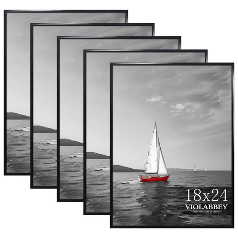 VIOLABBEY 18x24 frame set 5 front view for vertical wall display