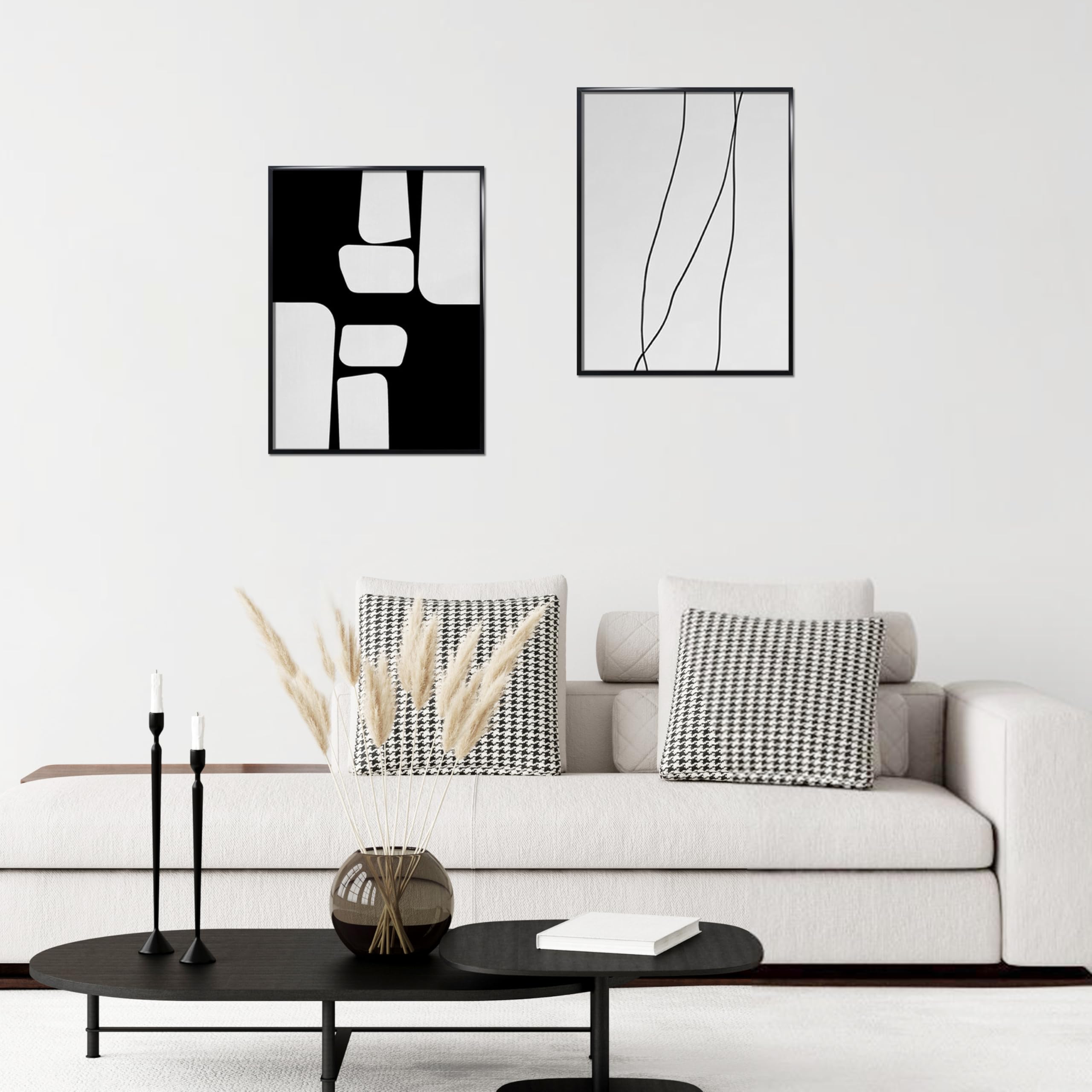 VIOLABBEY 18x24 frame set 5 supports vertical or horizontal hanging