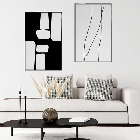 VIOLABBEY easy-install frame strips enable quick gallery wall setup.