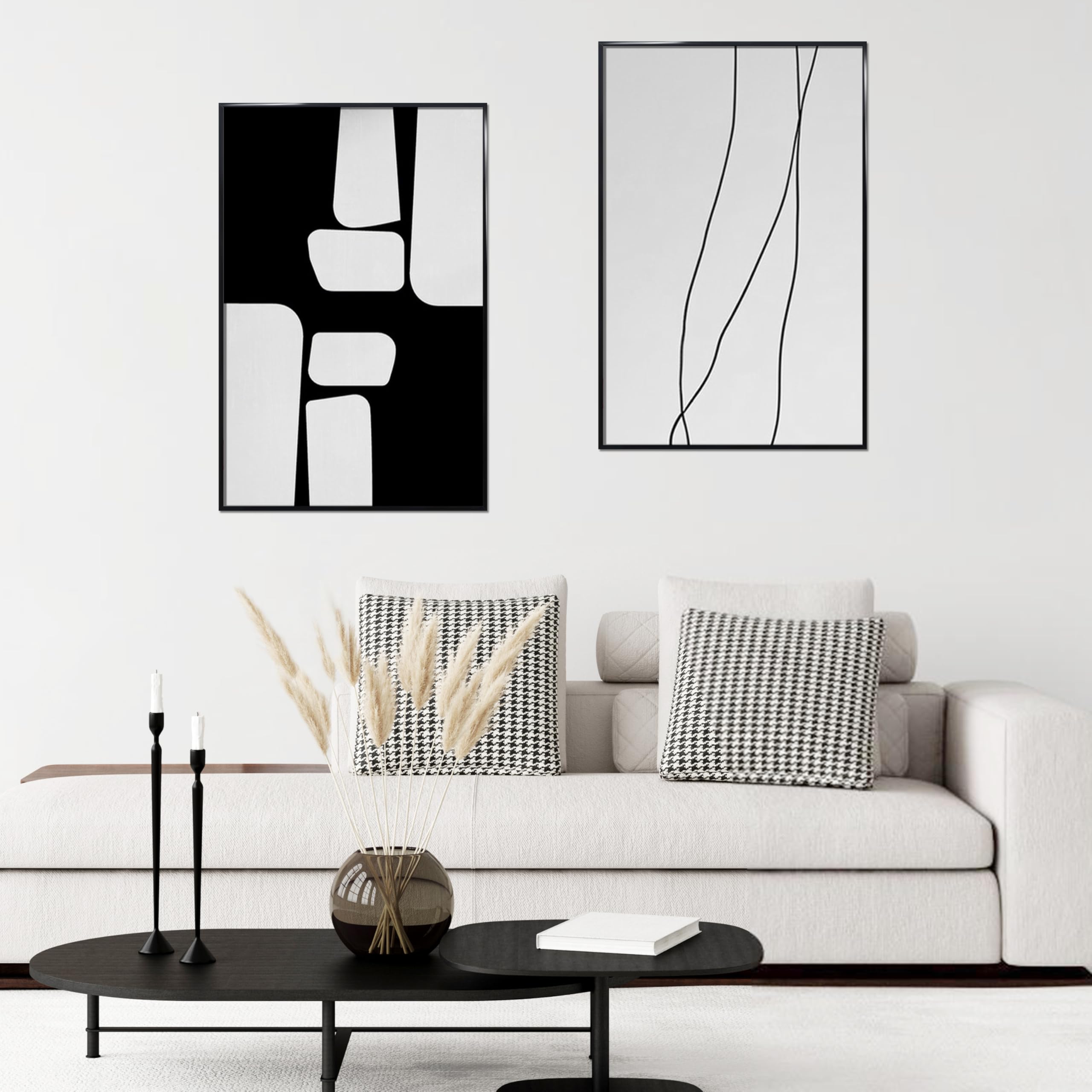 Violabbey frames include pre attached hardware for hanging