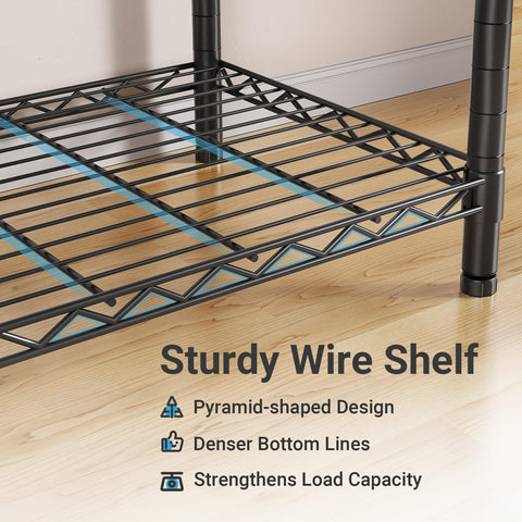 VIPEK R2 mini rolling rack side hooks for accessories