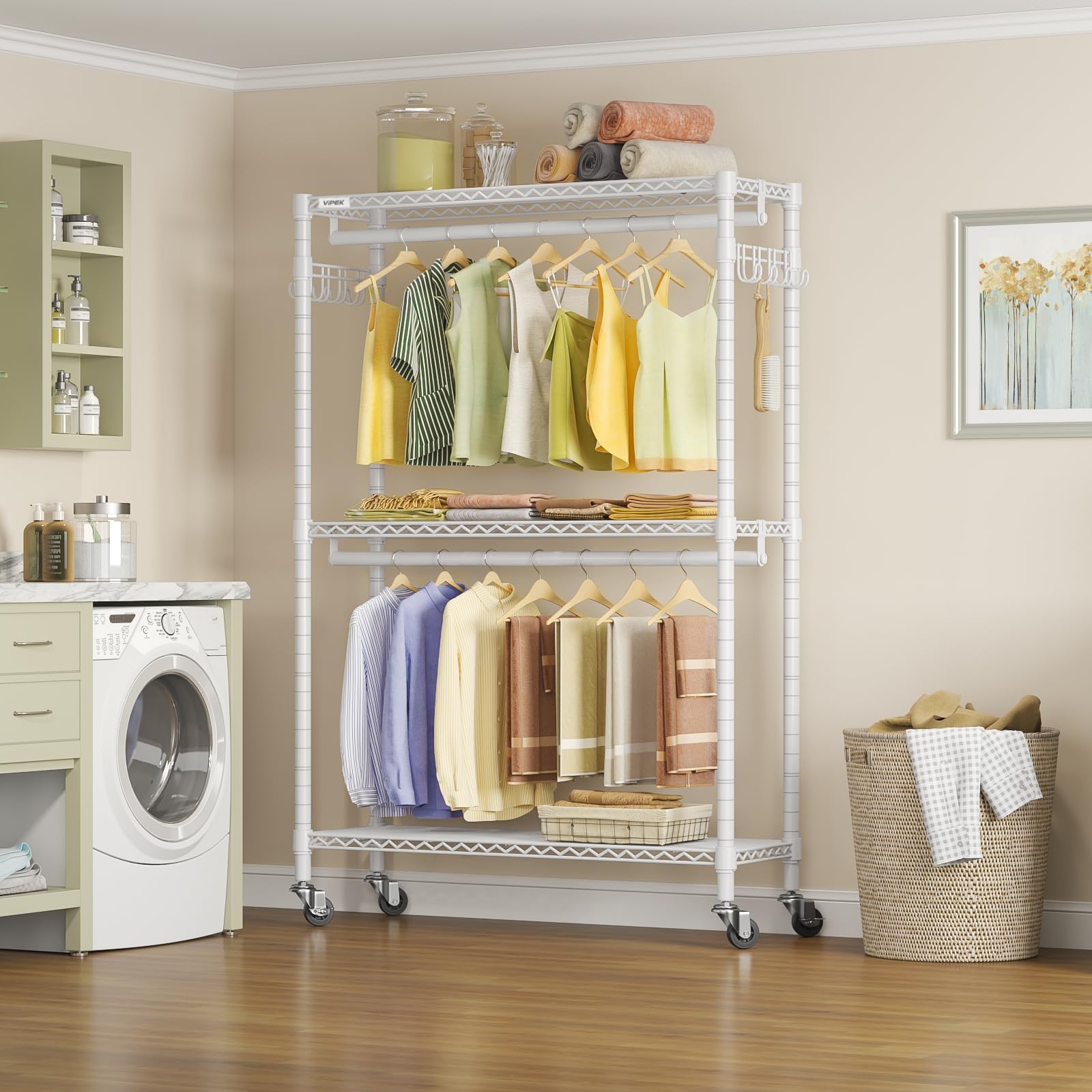 VIPEK R2 Plus adjustable shelves maximize storage adaptability