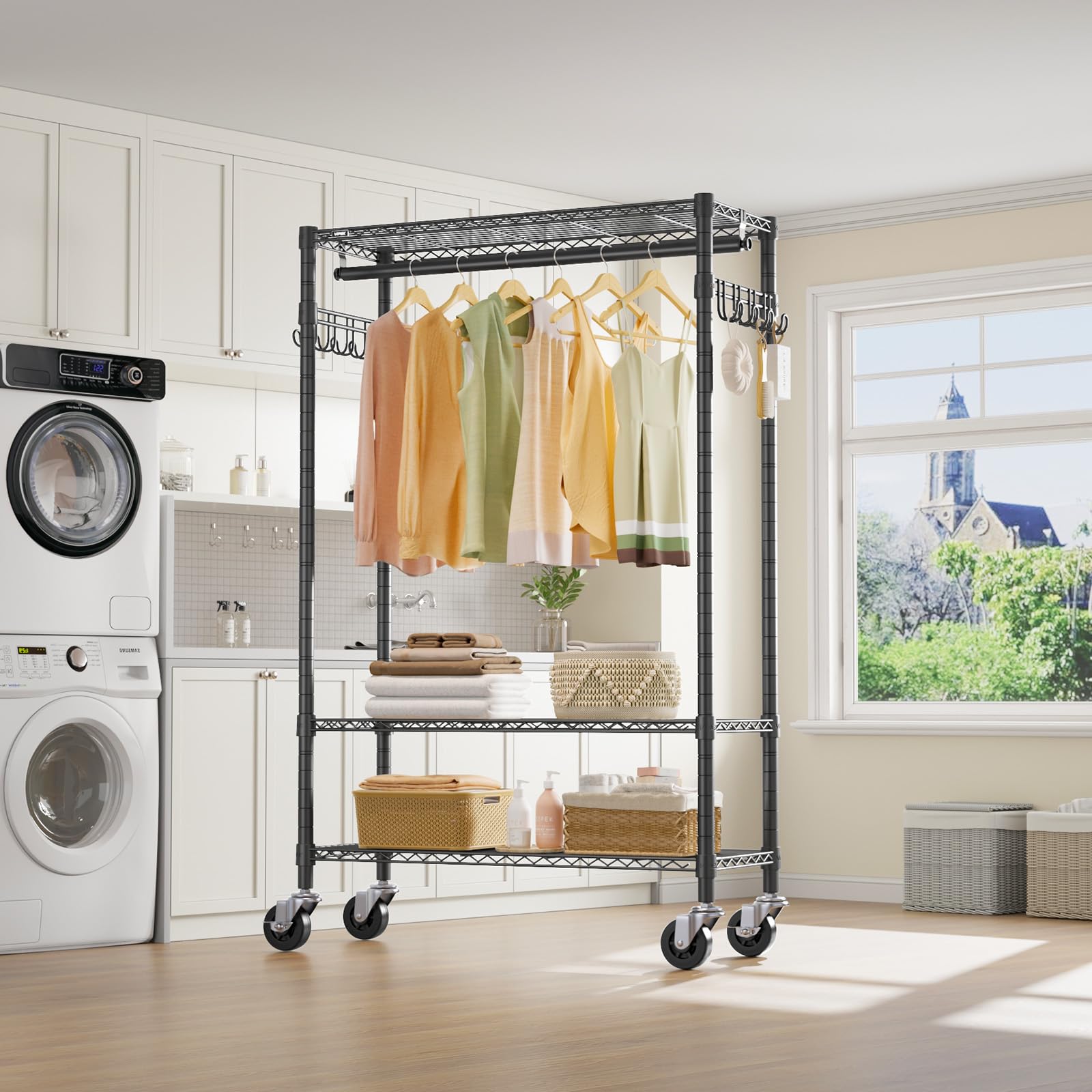 VIPEK R3 side hooks keep accessories within easy reach.