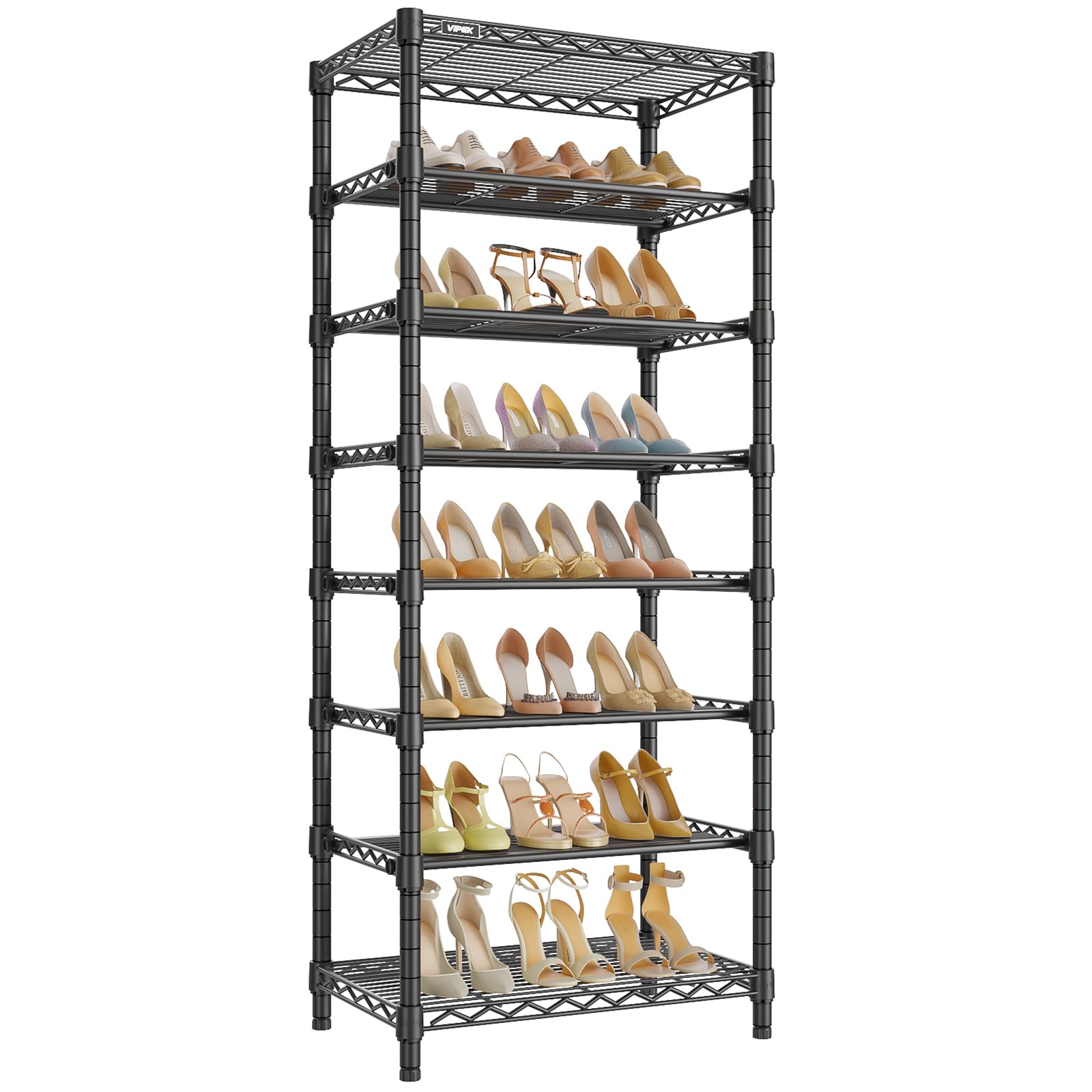 VIPEK S1 shoe rack with eight tiers for organized entryway storage.