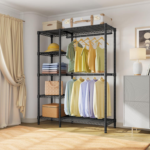 VIPEK V7 portable closet rack fits in bedrooms, entryways, or balconies.