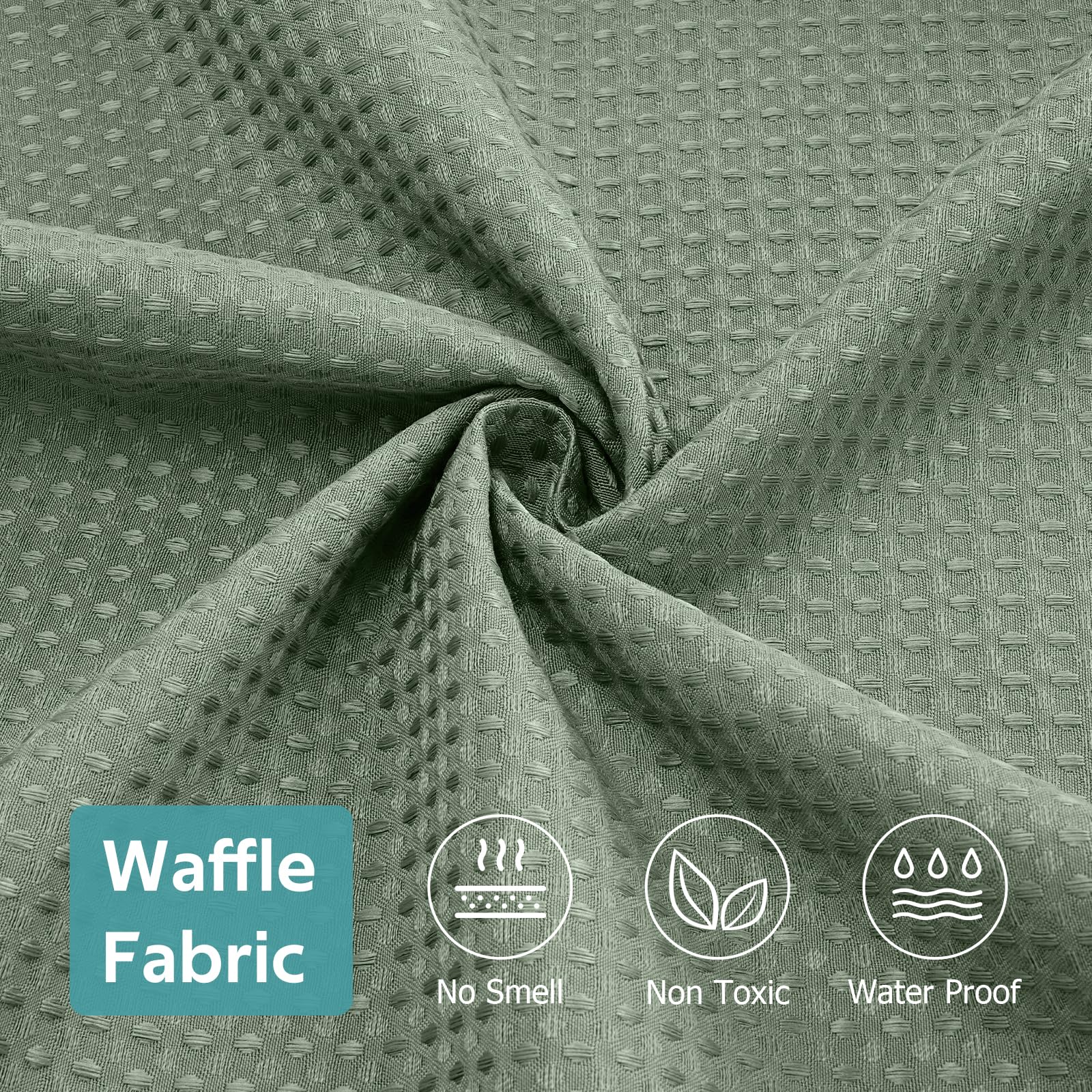 Vipfree 72x72 inches shower-curtain fits most baths with a premium look.