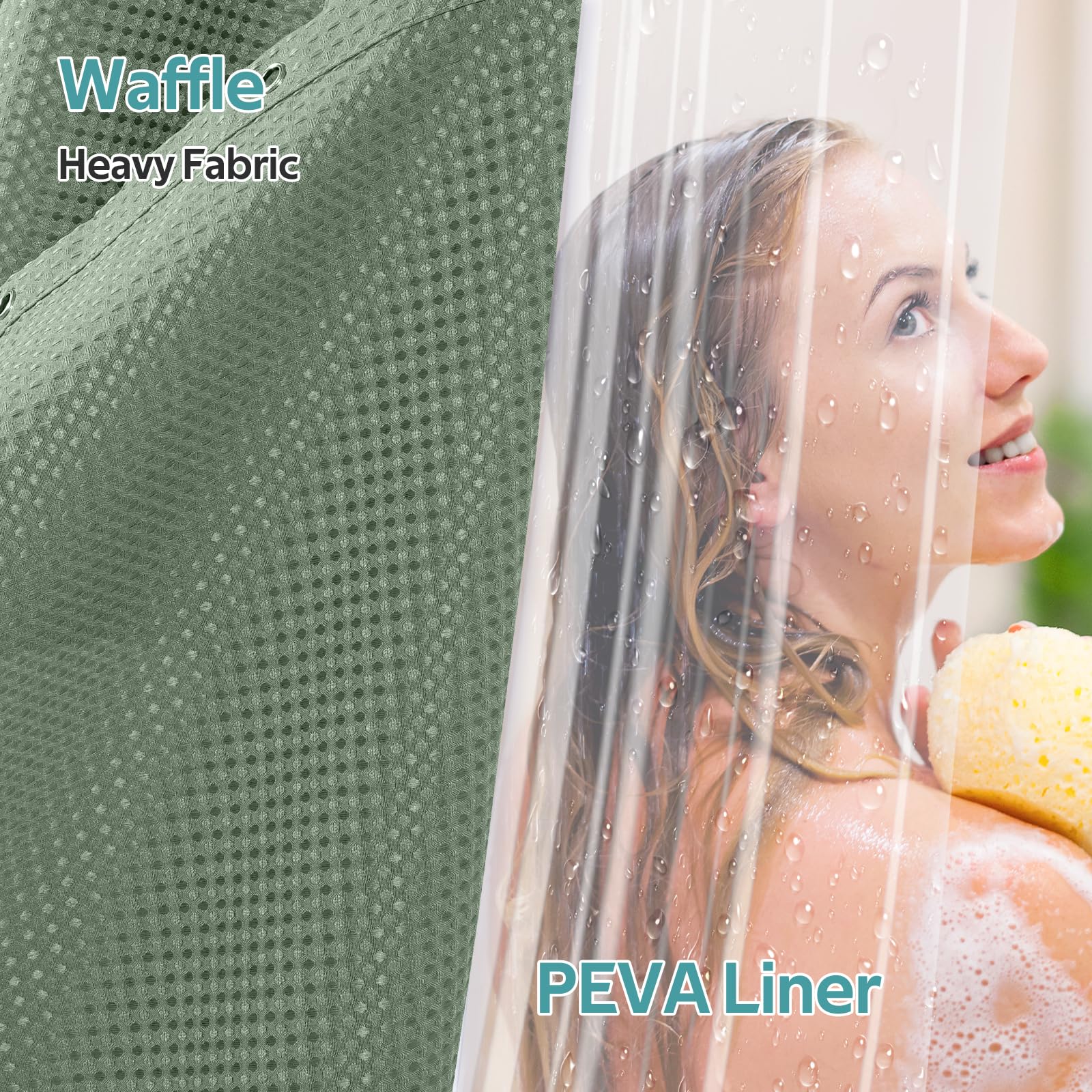 Vipfree double-sided-hooks capture the curtain for smooth sliding.
