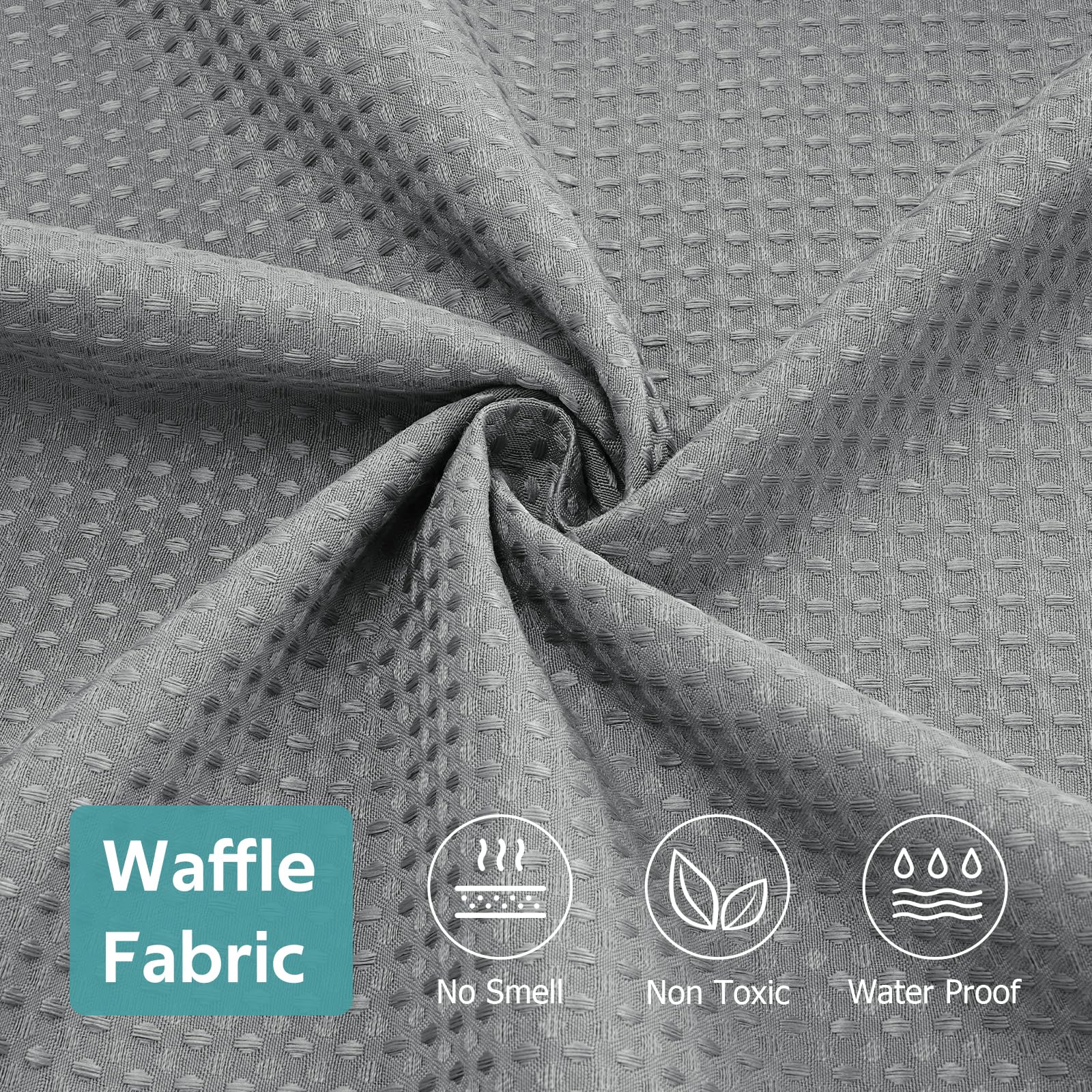 Vipfree grey bathroom decor fits homes, RVs, and dorms