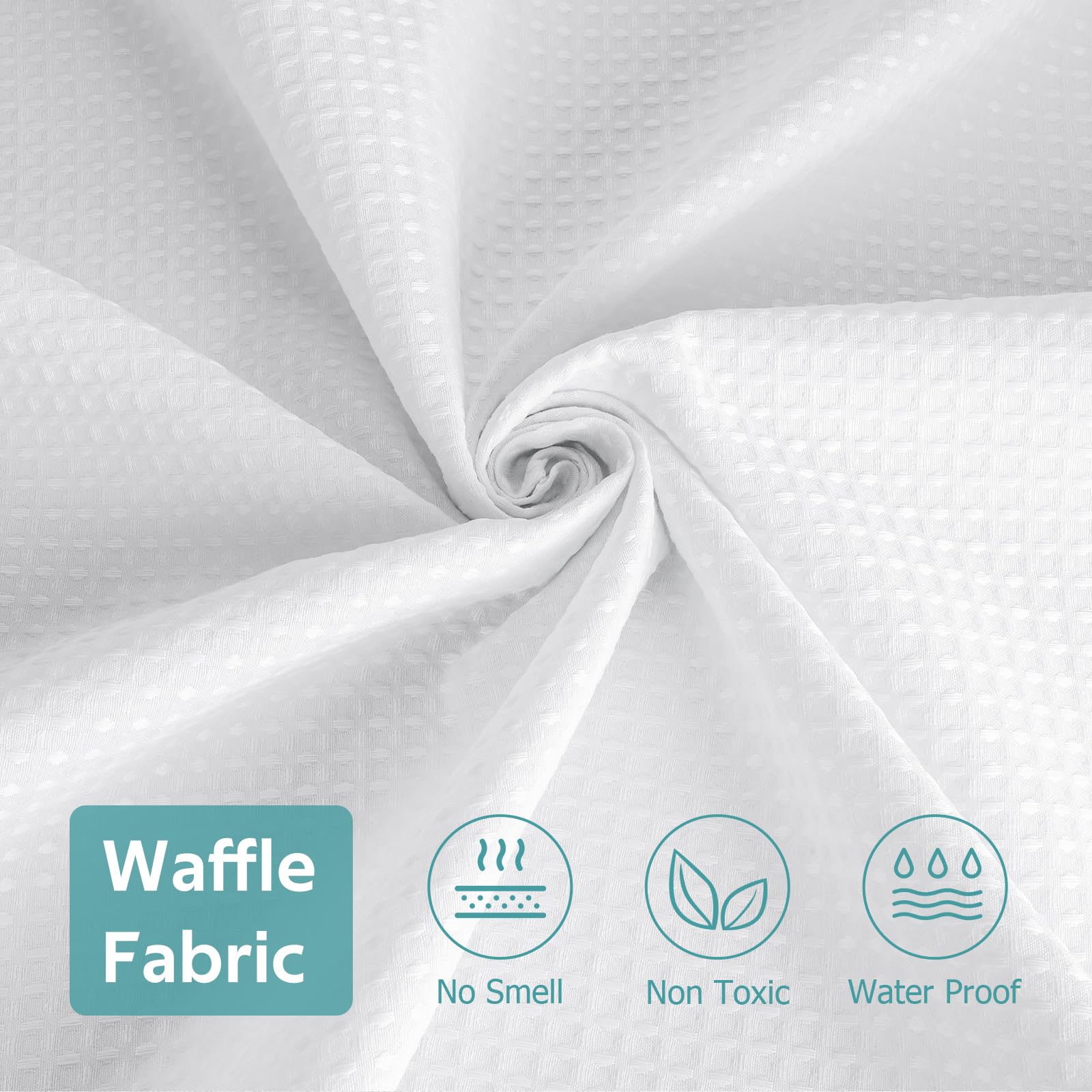 Vipfree standard 72x84 curtain fits most showers with ample coverage.