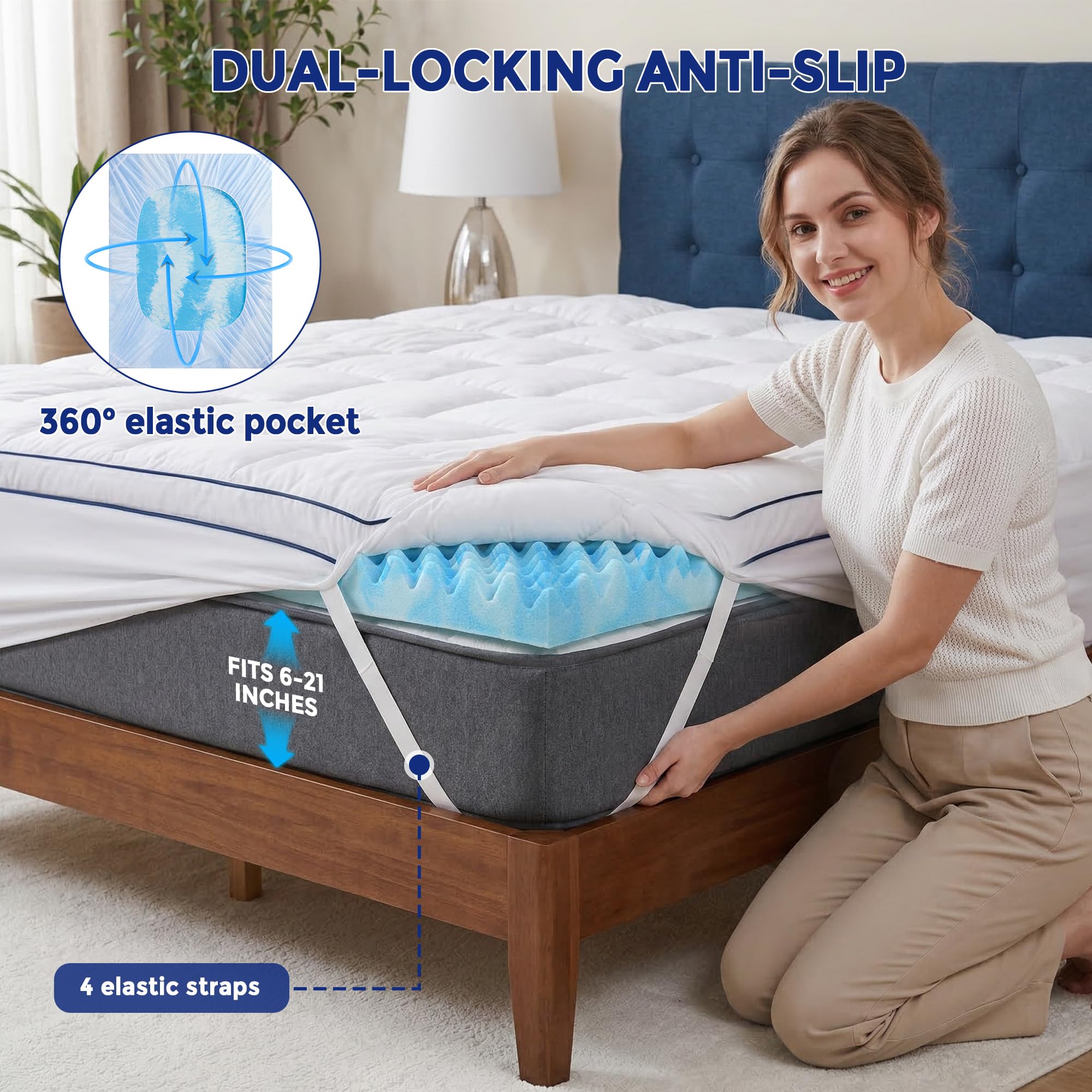 Vipfree materials are certified safe for low emissions and skin-friendly sleep.