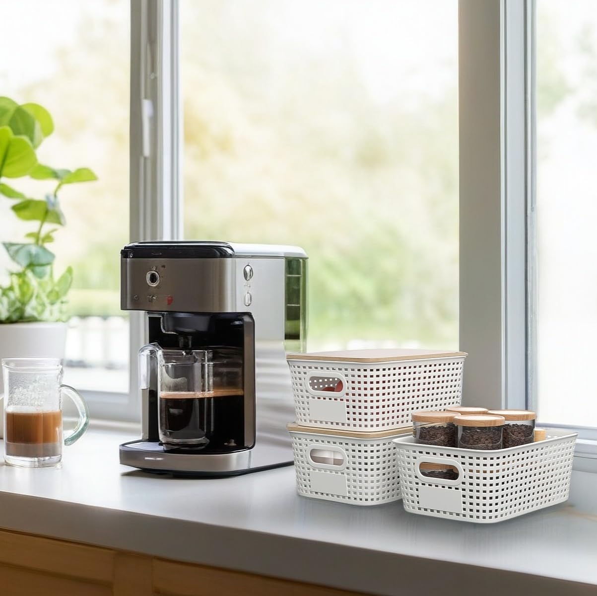  Viphope bathroom storage solution for towels, cosmetics, and essentials.