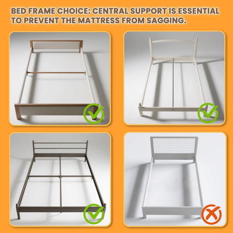 VIPSHOW box spring with slot system keeps nights quiet and motion-free