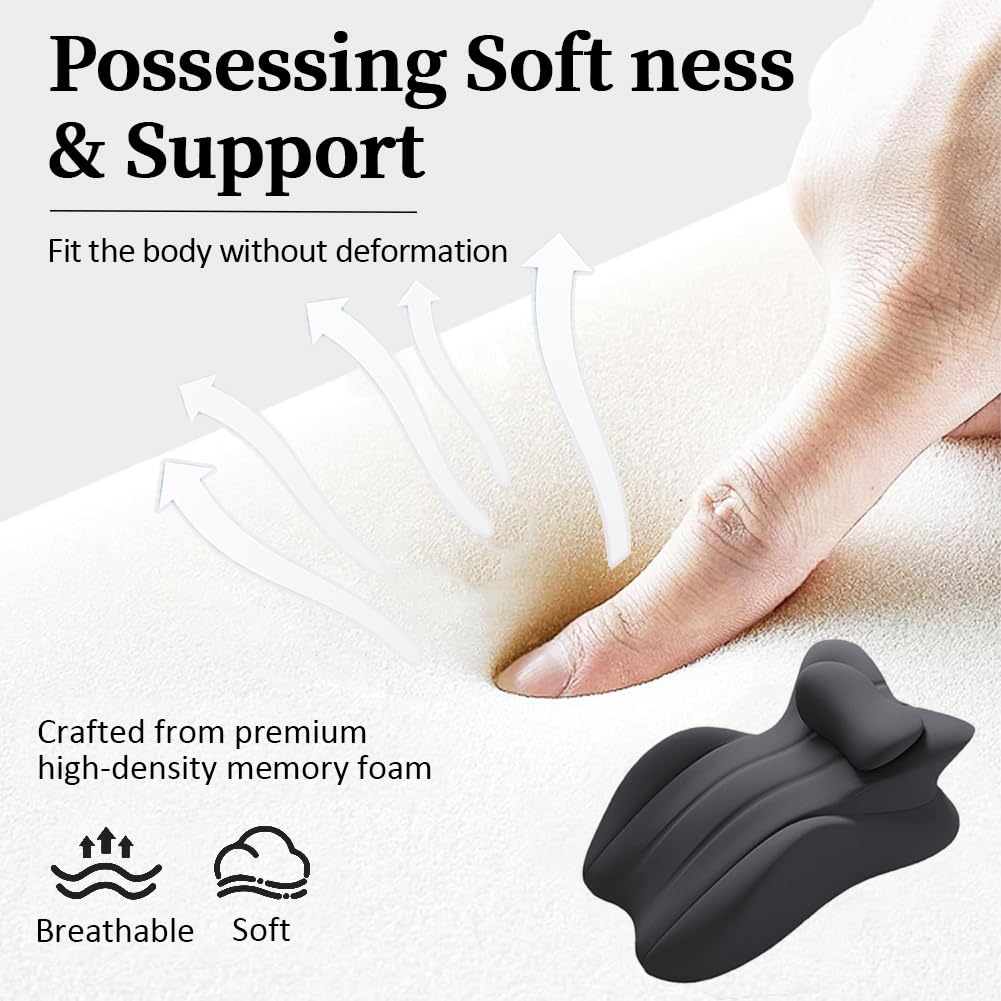 Vireon Sweet Spot pillow used as backrest for relaxed reading.