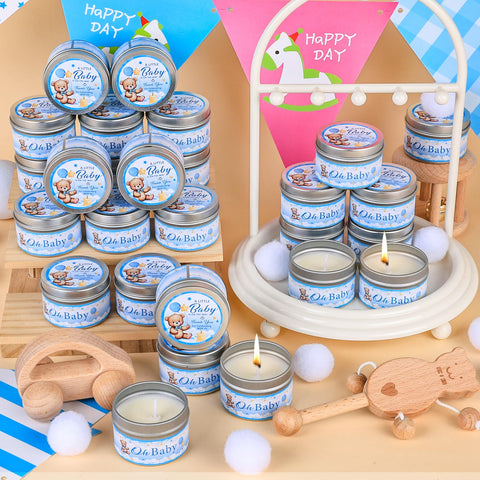 VISCOO blue candle ready for gifting or party decor