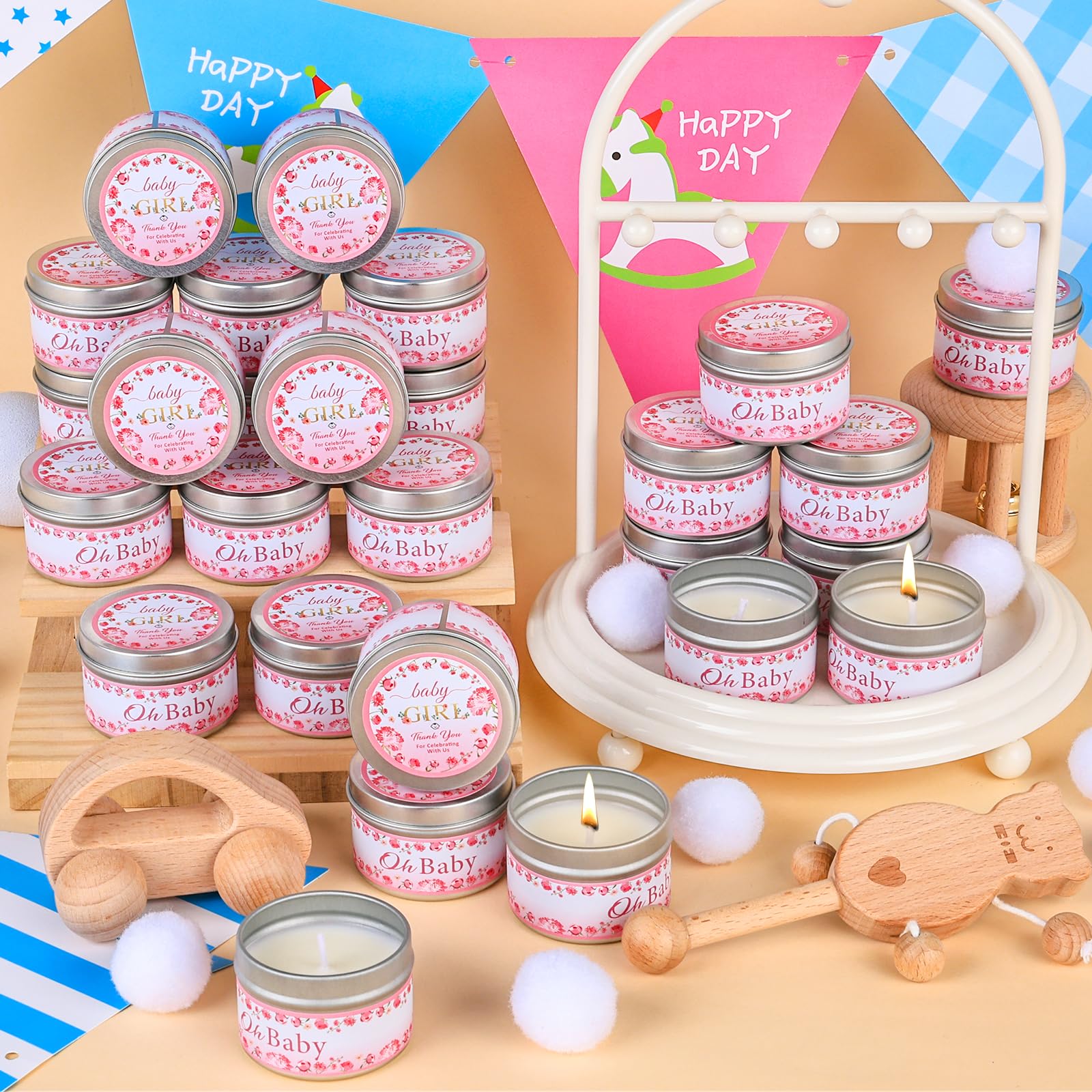 Viscoo portable candle ideal for party prizes and travel