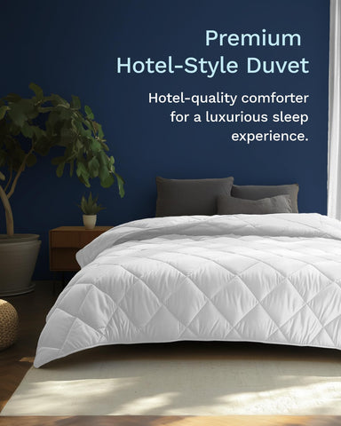 ViscoSoft Twin XL Comforter reversible design showcases two distinct looks.