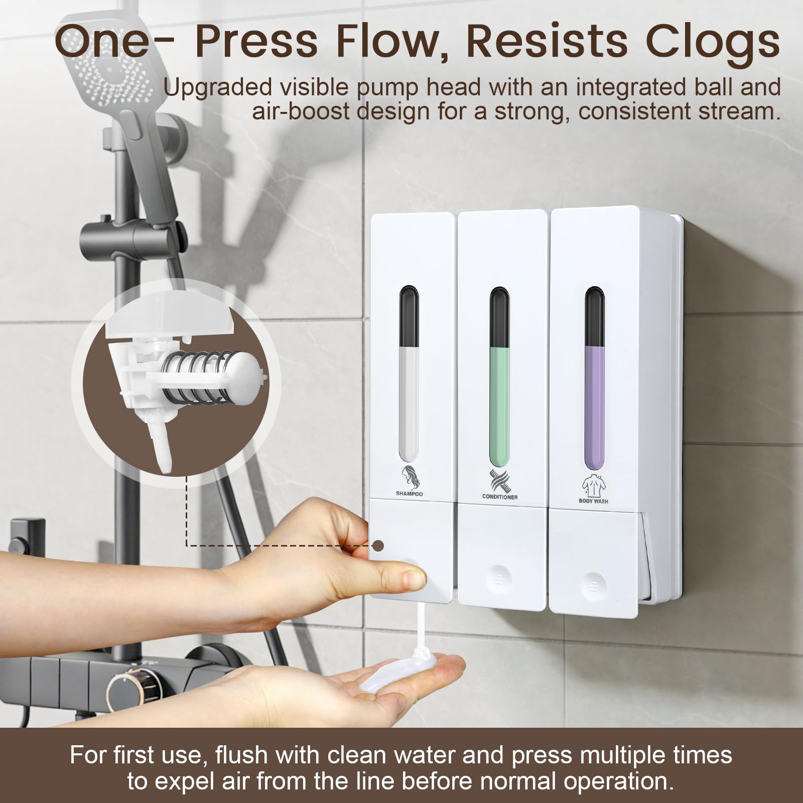 ViserVita drill-free adhesive mount for tile surfaces and renter-friendly setup.