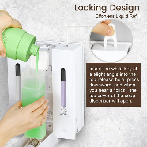 ViserVita removable inner bottle for simple cleaning and refilling.