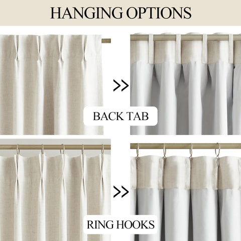 Vision Home machine washable curtains for easy care