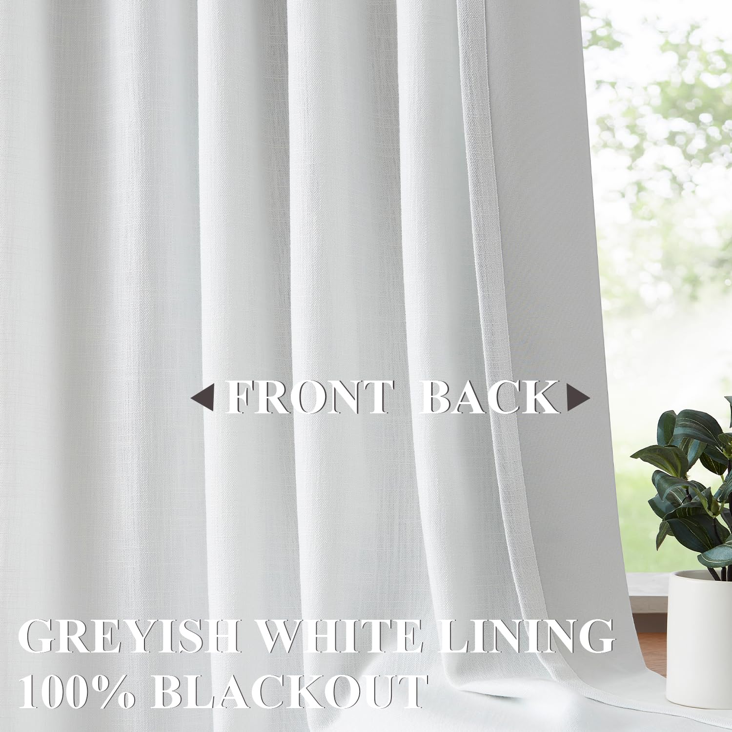 Vision Home modern pinch-pleat design adds a luxurious touch to windows