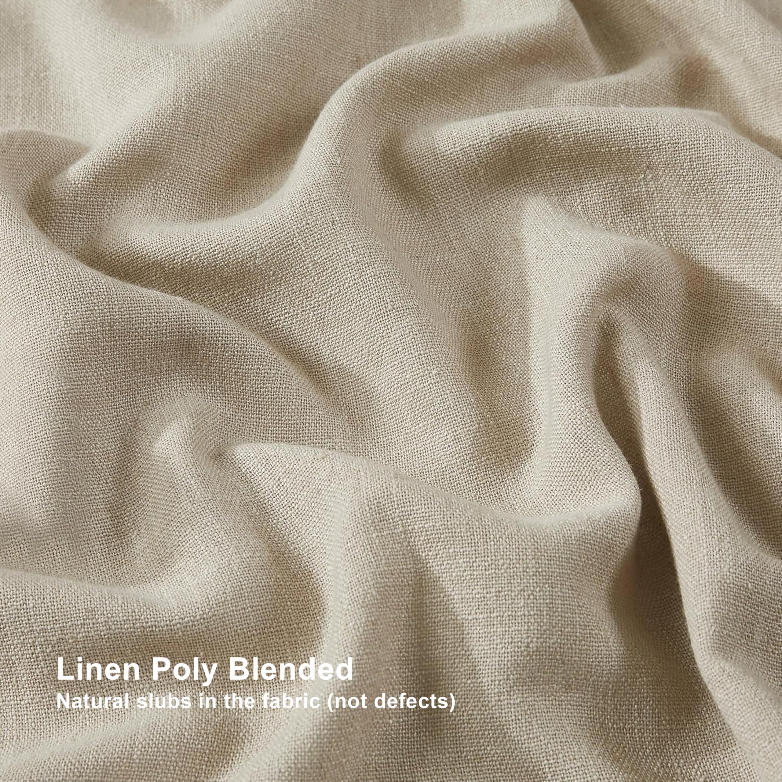 Vision Home sand curtains feature weighted hems for smooth drape.