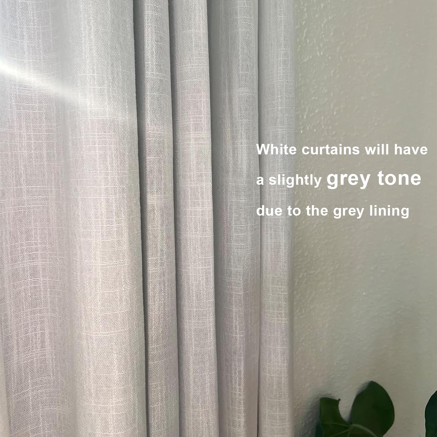 Vision Home back-tab curtain panel with 40x90 size, enhances privacy when closed.