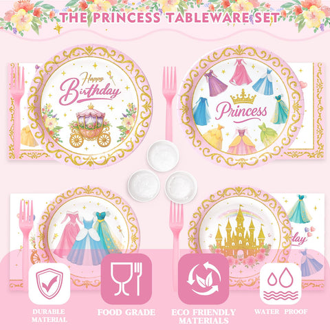 Vistico Princess tablecloth to protect surfaces and unify the theme