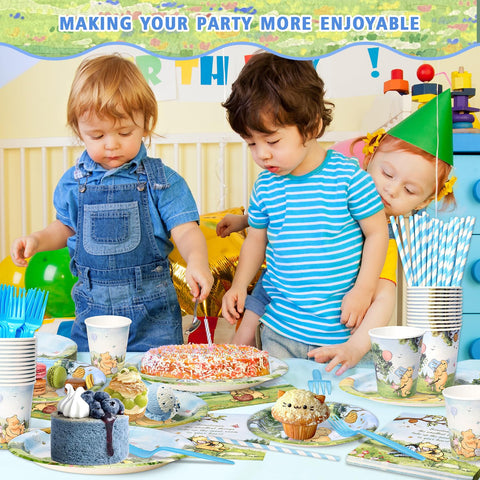 Vistico Winnie Bear 7-inch plate ideal for appetizers and kids portions.