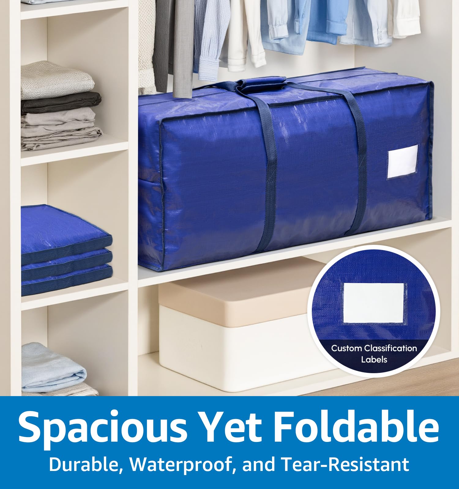 VISVEIL ergonomic handles reduce strain when carrying heavy loads