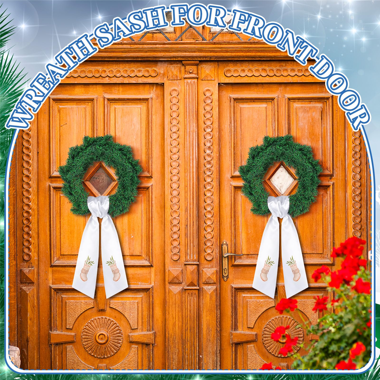 VitalCozy white sash for DIY decor and crafts.