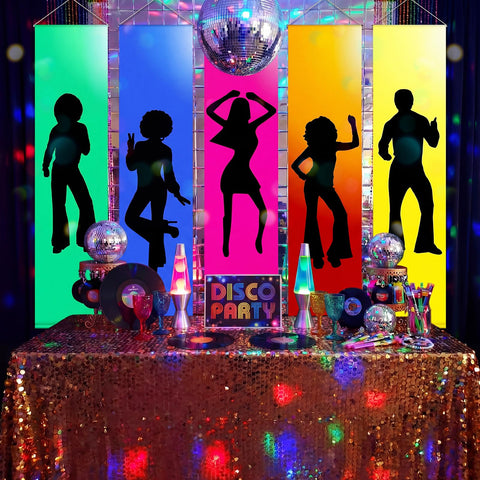 VitalCozy 70s banner with poles and rope for easy setup
