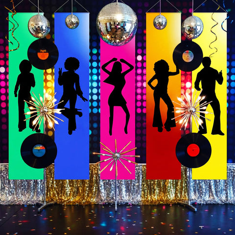 VitalCozy retro party banner pack energizes any room