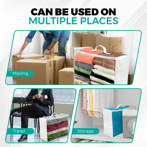 VitalUp closet-friendly storage bag set ideal for seasonal bedding and linens.