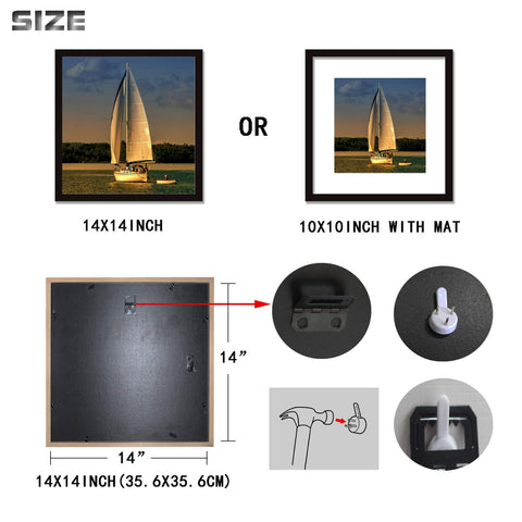 VITOIVE hanging hooks and white nails included for easy wall mounting