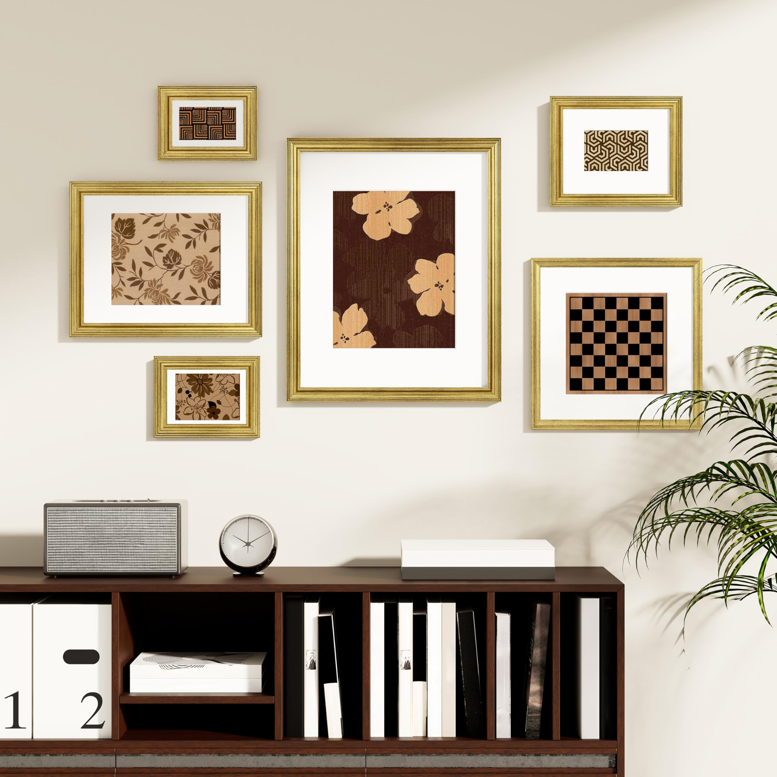 Vittanly 11x14 frame with white mat for 8x10 photos, easy swaps.