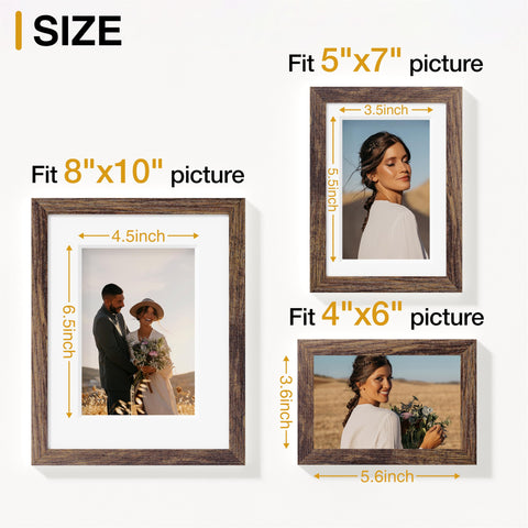 Vittanly 15-pack collage frame 4x6 on shelf display enhances small photos