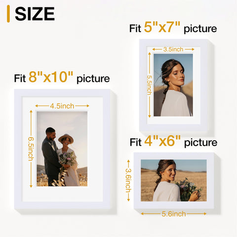 Vittanly 15-pack 5x7 wall frames for compact gallery walls