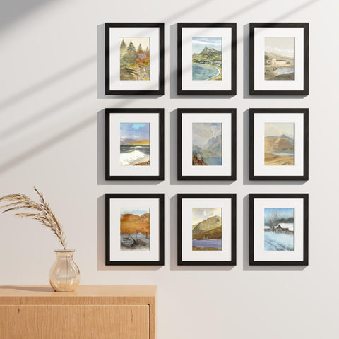 Vittanly 8x10 frame with white mat highlighting 5x7 photos.