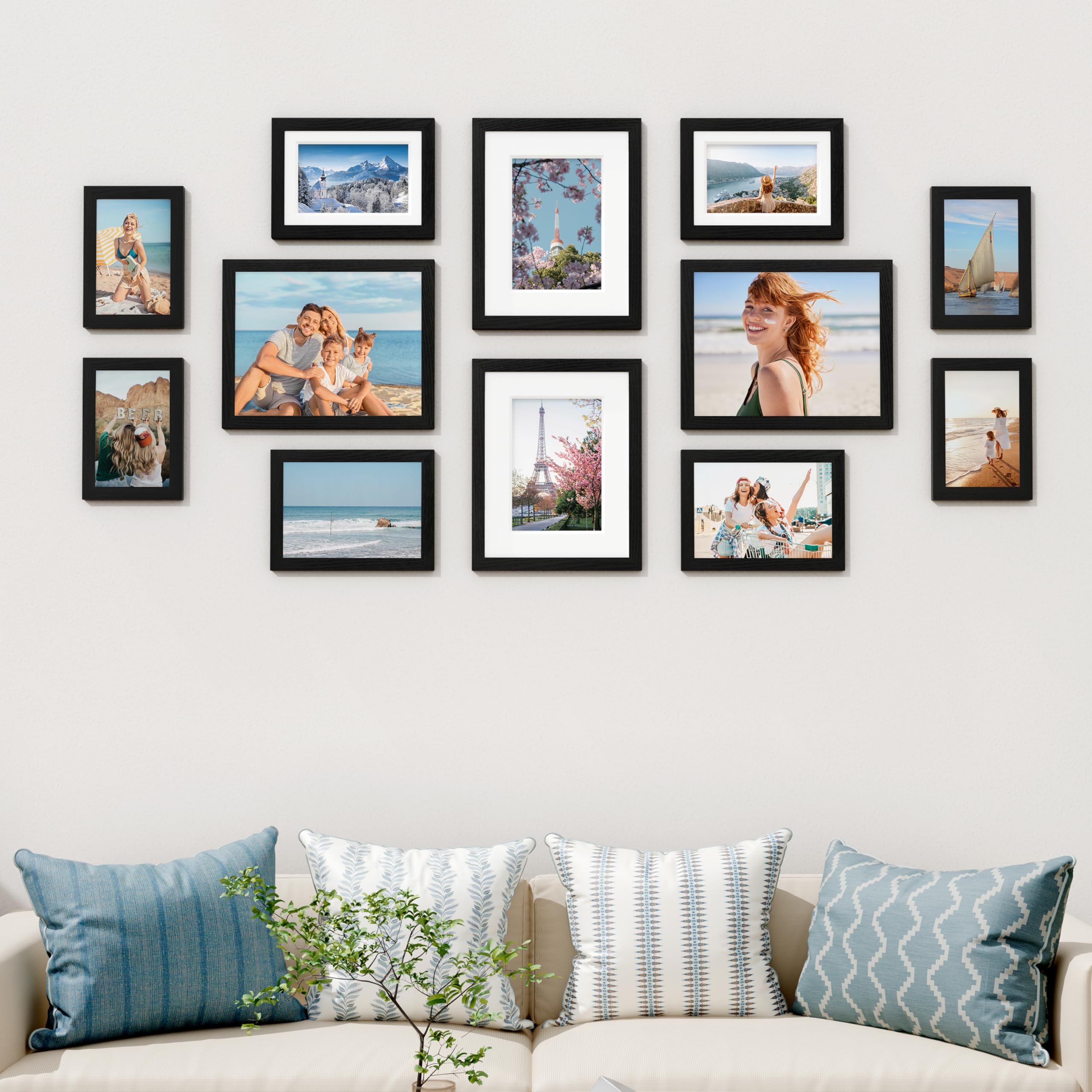 Vittanly 5x7 collage frames arranged for cozy gallery