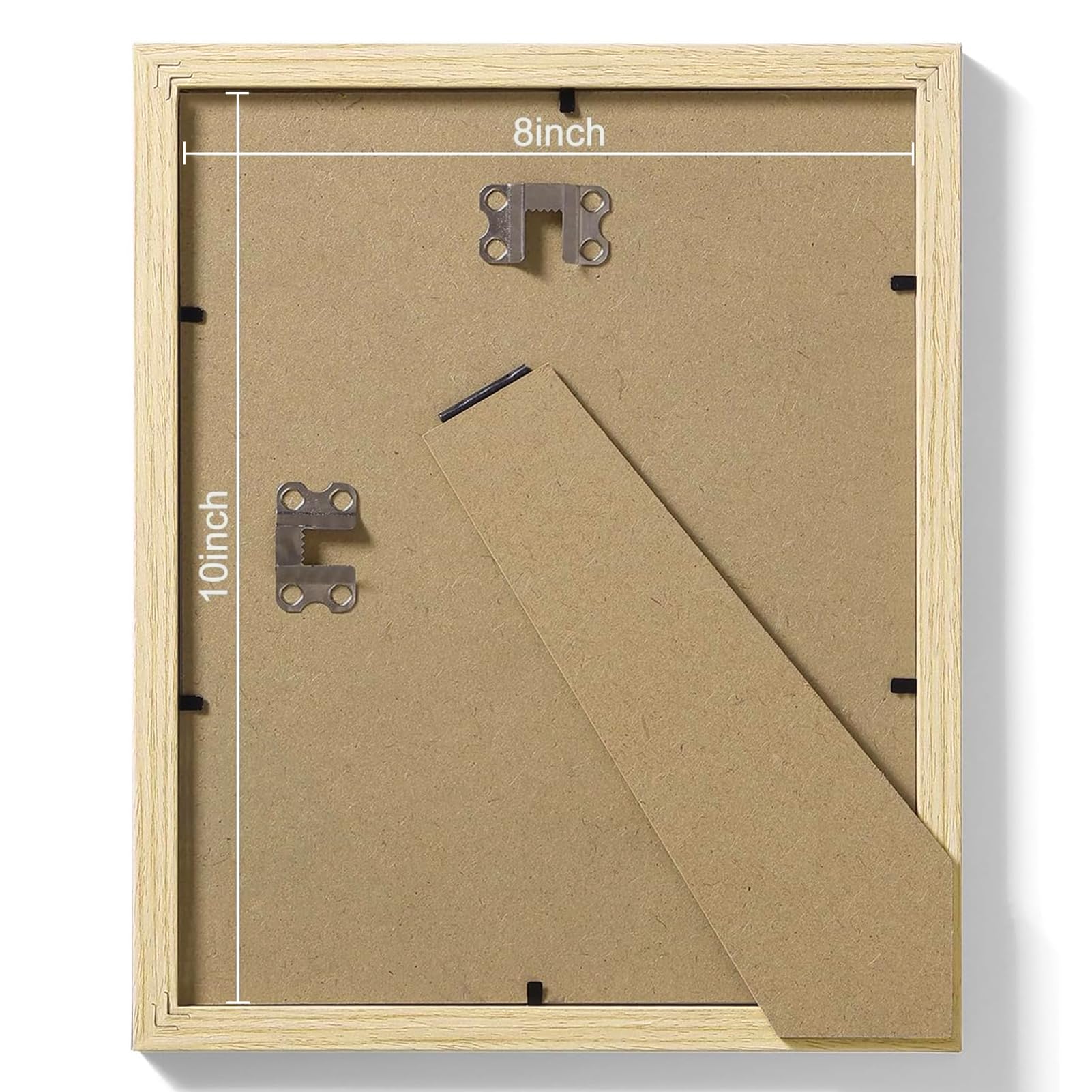 Vittanly 8x10 kit includes nine frames for complete photo arrangements.