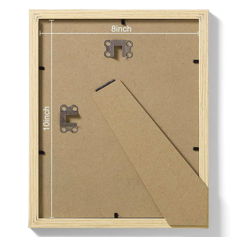 Vittanly 8x10 kit includes nine frames for complete photo arrangements.