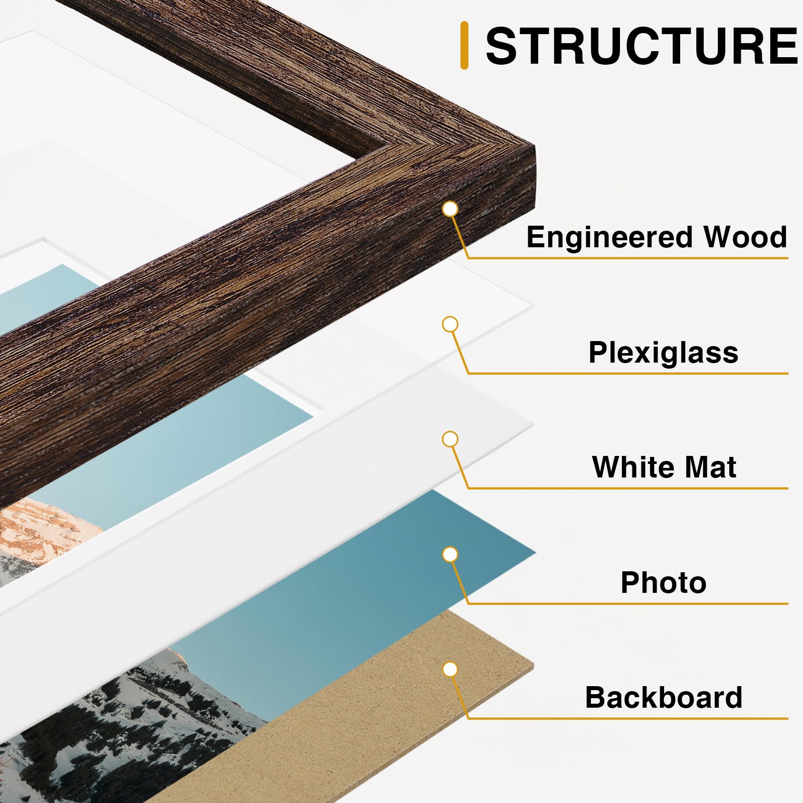 Vittanly gallery-wall layouts are easy with mix-and-match sizes