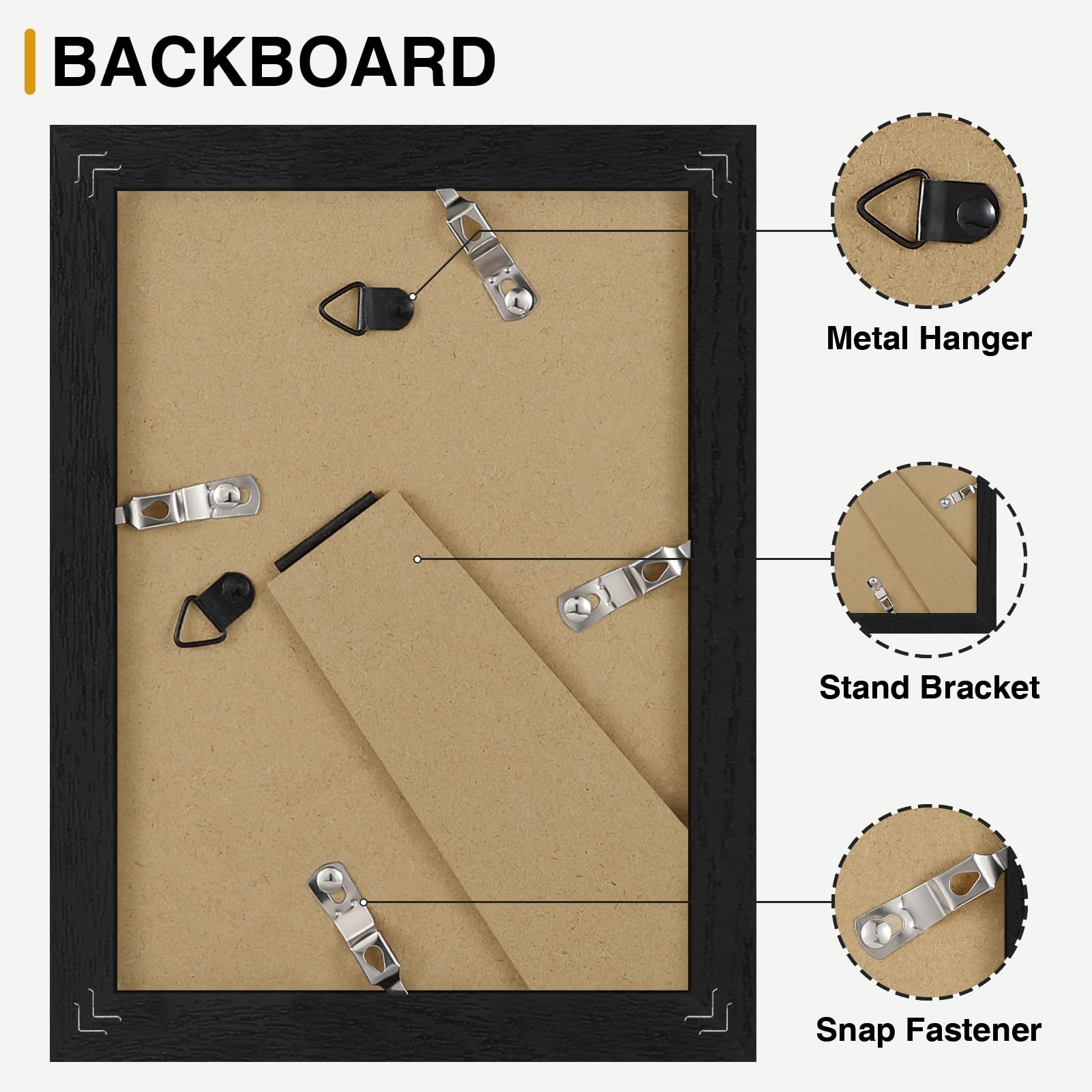 Vittanly frames support vertical or horizontal layouts for flexibility