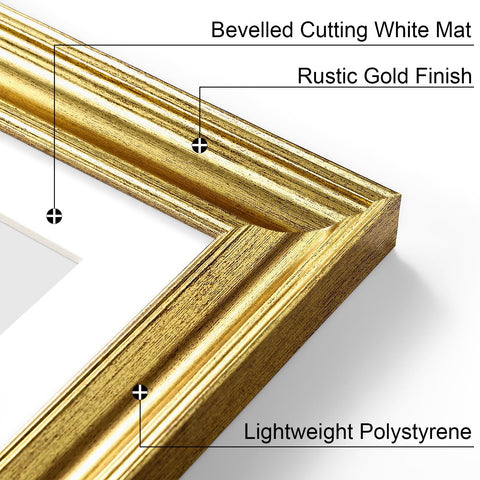 Vittanly ornate frame detail highlighting rustic gold trim and vintage character.