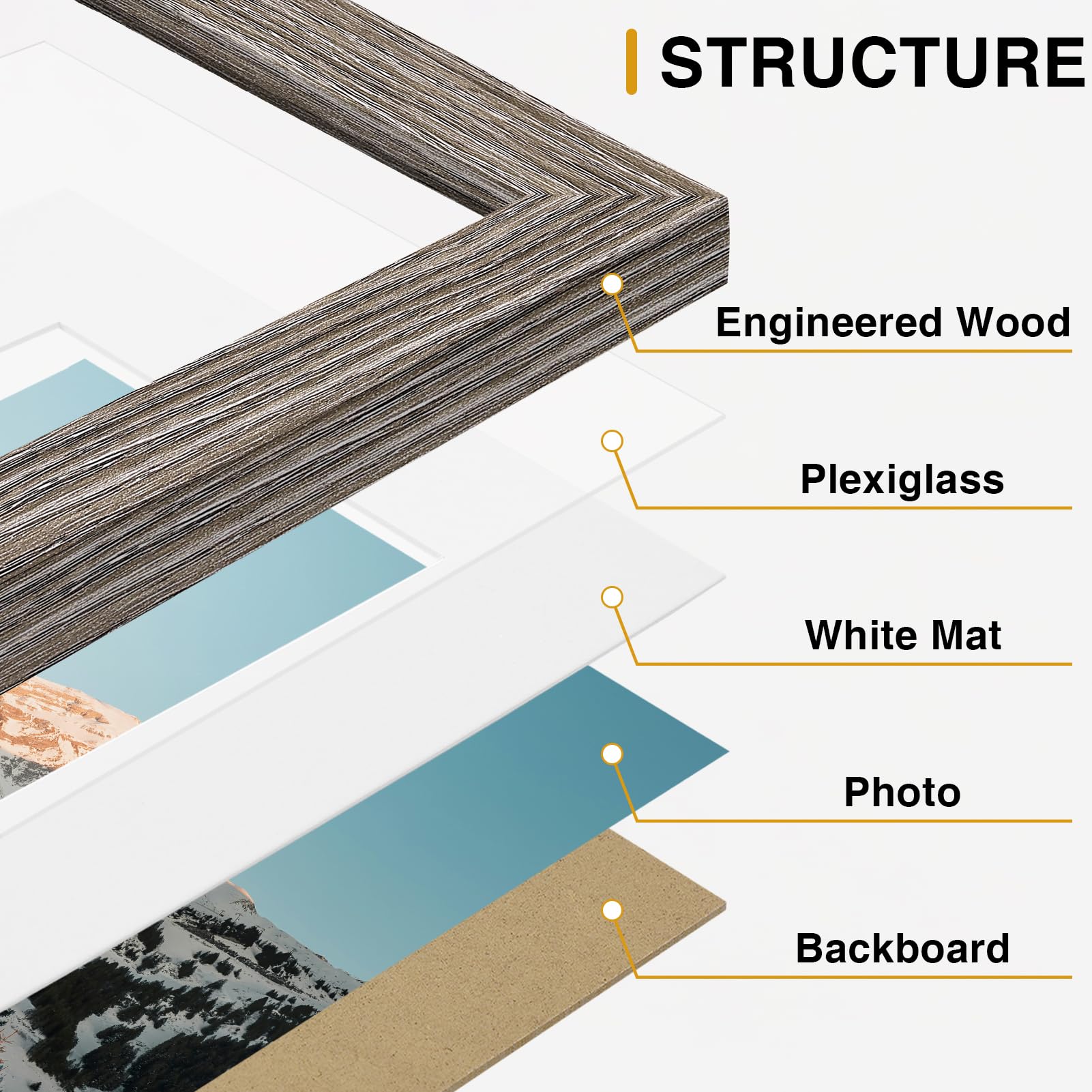 Vittanly table display with stands for versatile shelf styling.