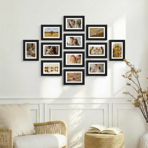 Vittanly frames with wall hooks for easy wall hanging