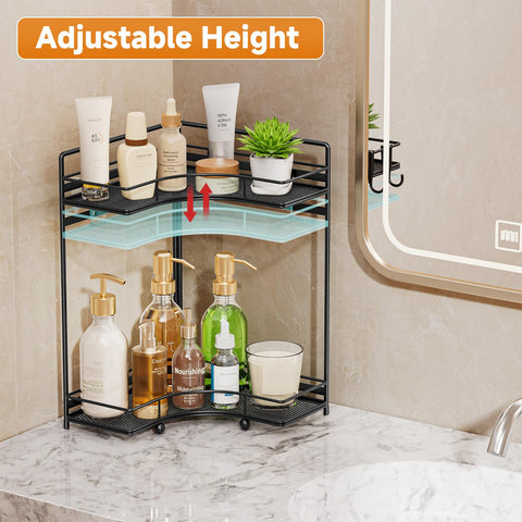 Durable anti-slip feet keep the rack stable.